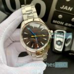 Omega Seamaster Aqua Terra SS Black Dial Watch -  8215 Copy Watch